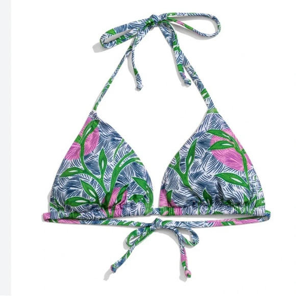 Liberty & Justice The Miata bikini Top Grato Green Blue Pink Size XXL - Picture 2 of 12